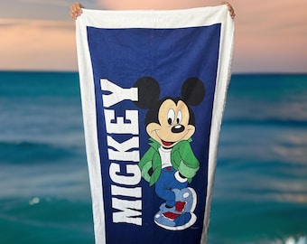 Deadstock / telo mare MICKEY MOUSE vintage inutilizzato