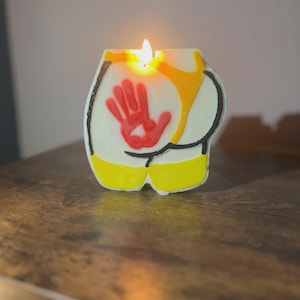 Fun Butt Slap Candle - Quirky and Eclectic Accent Piece