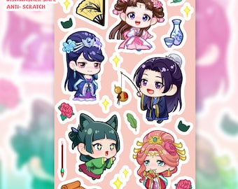 Whimsy Cabinet - Apothecary Dairies Sticker Sheet | Vinyl Sticker | Chibi Design