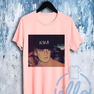 Camiseta de la Princesa Diana, Retrato fotográfico de Lady Diana, Camiseta unisex retro de los 90