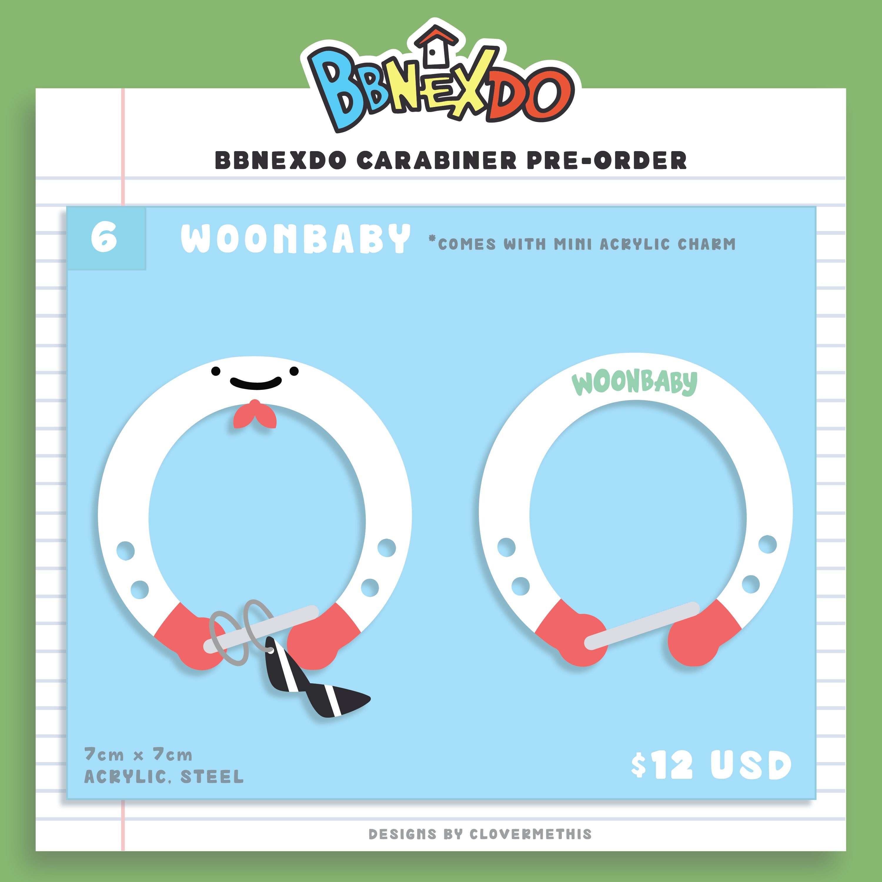 BOYNEXTDOOR WOONBABY クリスマス BBNEXDOキーホルダー BOYNEXTDOOR X BBNEXDO POP-UP 'BBNEXDO is Coming to Town' in TAIPEI