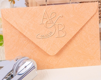 Personalized Wedding Embosser: Custom Monogram, Initials, or Logo