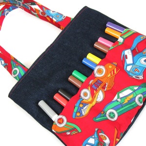 DIY Markers Bag Sewing Pattern Art bag for children tutorial PDF download ePattern image 2