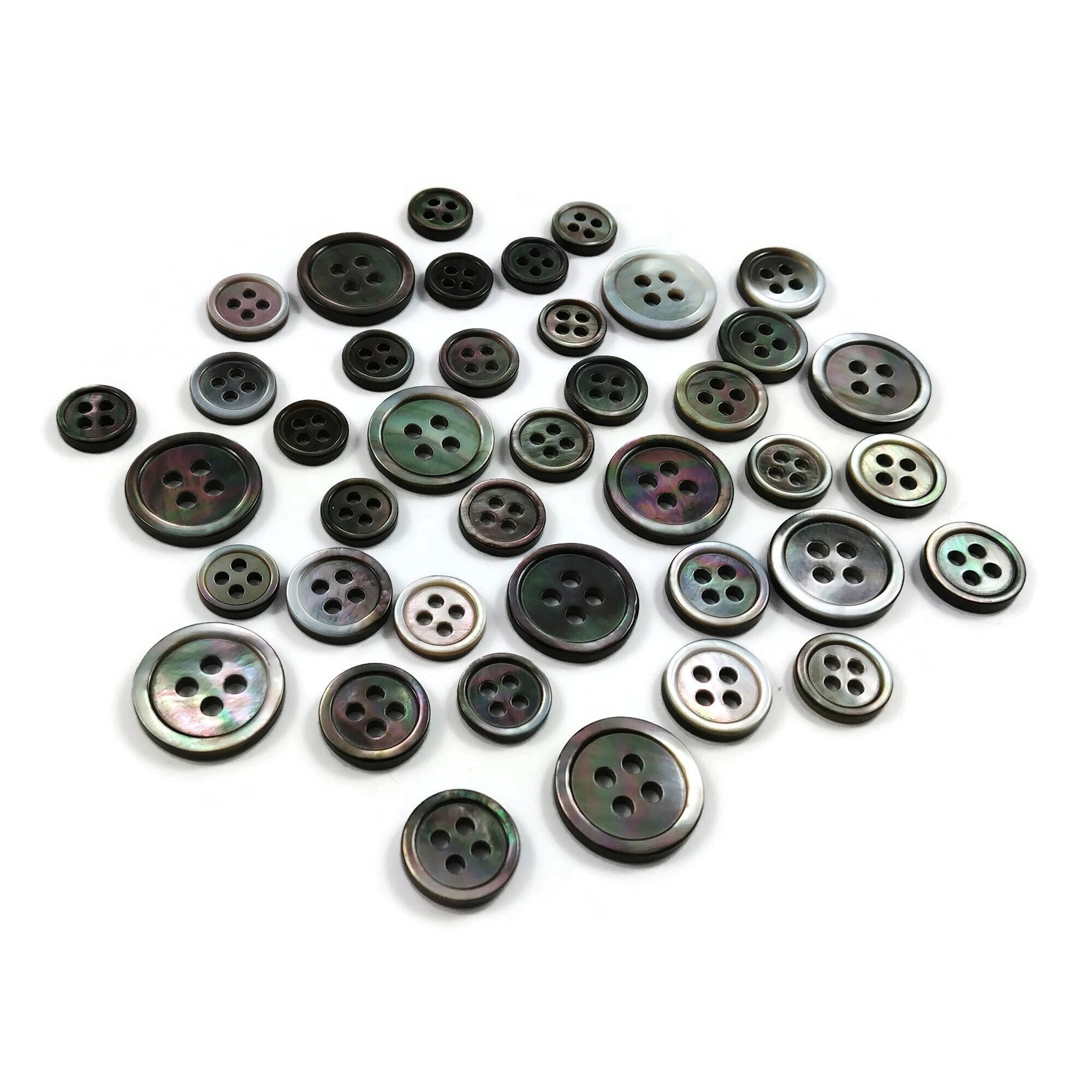 10 Pcs 11.5mm 'warwick' Corozo Shirt Buttons 