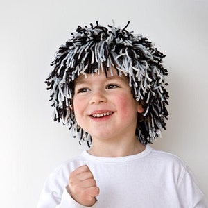 DIY Yarn Wig Sewing Pattern Halloween kids costume wig tutorial PDF e pattern for children and adult image 8