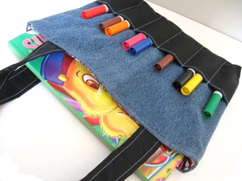 DIY Markers Bag Sewing Pattern Art bag for children tutorial PDF download ePattern image 4