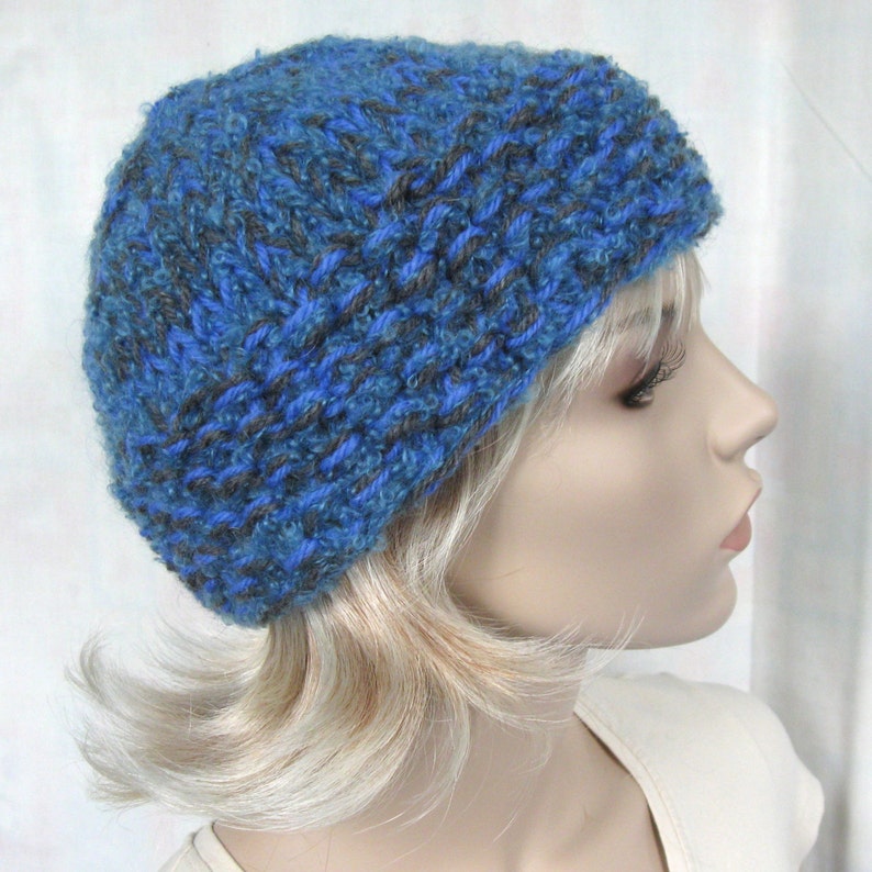 Easy hat knitting pattern Quick bulky beanie for adult Instant download PDF pattern image 6