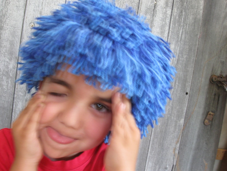 DIY Yarn Wig Sewing Pattern Halloween kids costume wig tutorial PDF e pattern for children and adult image 9