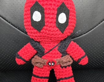 Peluche de Deadpool - Tejido a crochet
