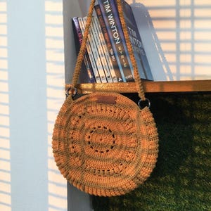 Handmade crochet handbag