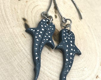 Whale Shark earrings