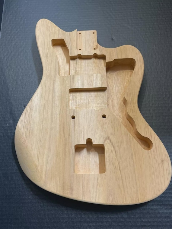 Jazzmaster Style Guitar Body – 2-piece Spanish Cedar – CNC Cut