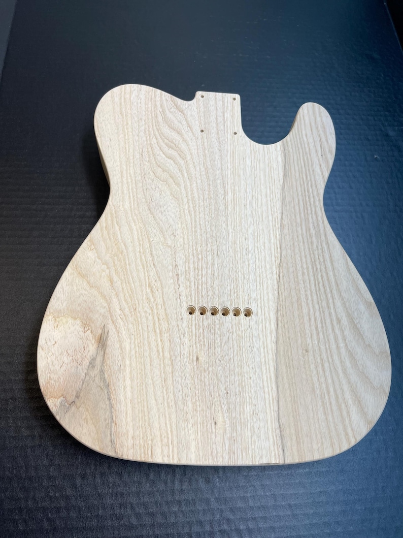 Rear Routed Telecaster Telecaster Style Guitar Body – 2-piece Swamp Ash – 4.9 Lbs – CNC Routed ...