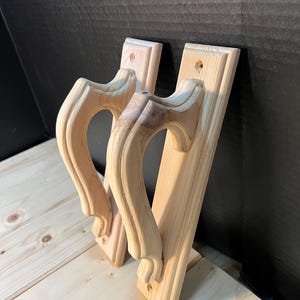 Handcrafted Pine Sauna Door Handles – Solid Wood Pulls, Set of 2