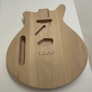 Left-Hand Telecaster Hybrid Guitar Body – Red Special Style – 3-Piece Alder – CNC Cut – Unfinished – 4.2 lbs