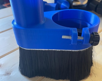 80mm CNC Router Dust Shoe • 3D-Printed, Detachable Dust Boot
