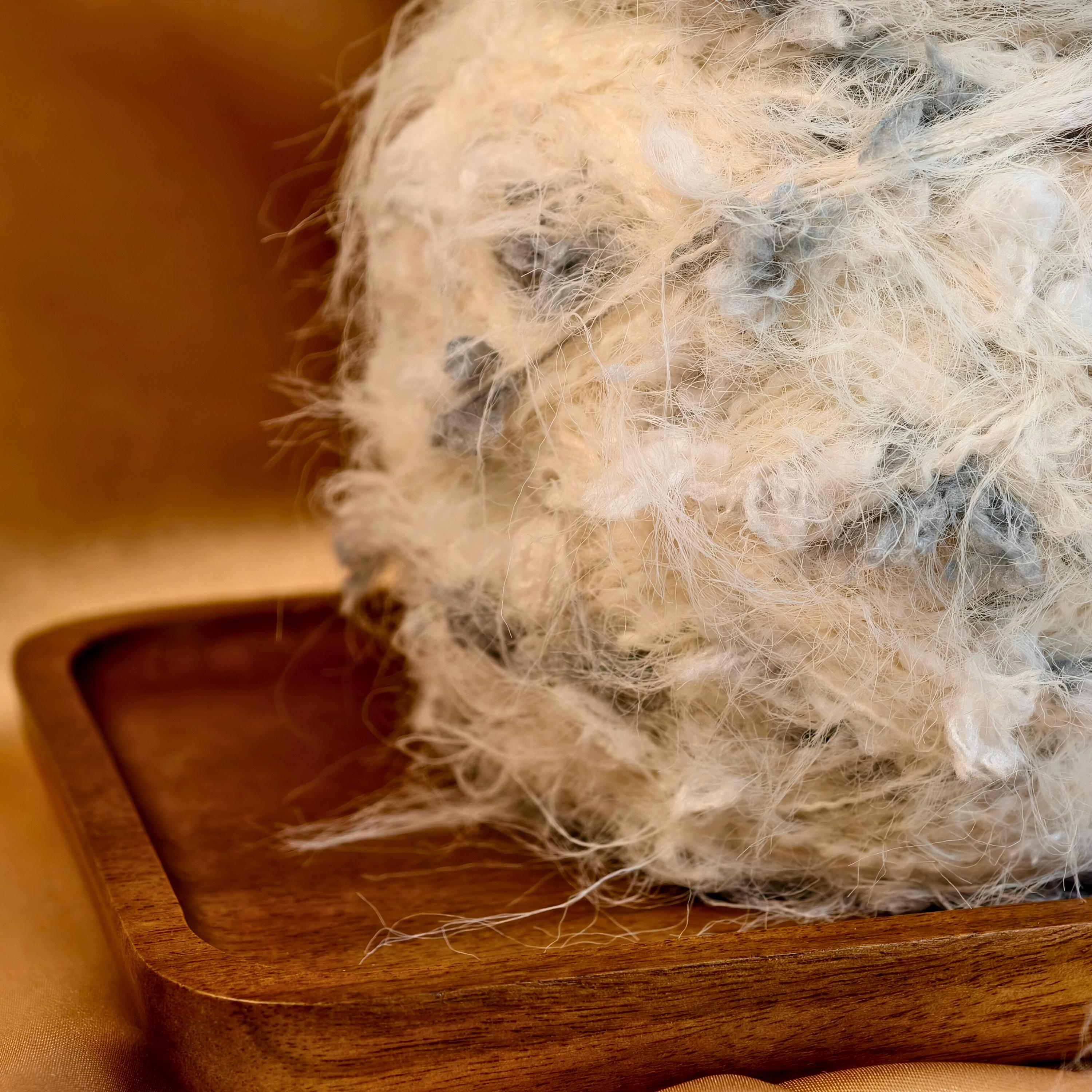 Knitting Yarn, "Cloud Shadows" Art Yarn, Soft Hand-Blended Fiber, Ideal for Knitting, Crochet, and Artistic Projects, Yarning for you