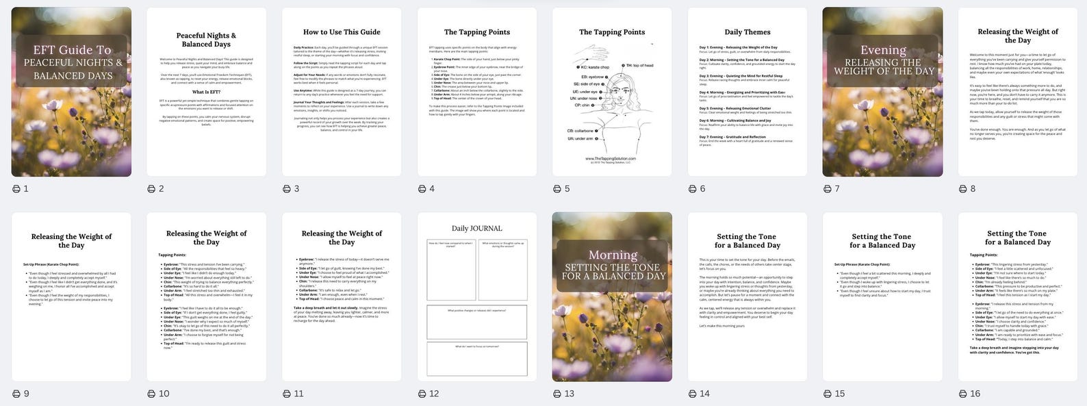 Eft Tapping Guide.pdf EFT Tapping Guide: Emotional Freedom Techniques, Daily Journal (canva ...