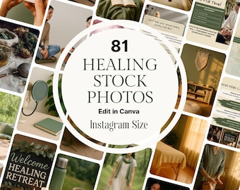Healing Stock Photos for Wellness Coaches, Spiritual Aesthetic Images, Energy Healing Templates, Digital Marketing, Sage Holistic Photos