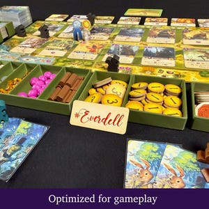 Organizador e inserto Everdell Duo / Imprimible en 3D / STL / No oficial