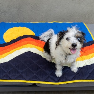 34&quot; x 29&quot; Waterproof Reversible Blanket, Small Couch Cover for Dogs and Pets  - Picnics, Outdoor, Camping, Beach, Washable Protector Sheet
