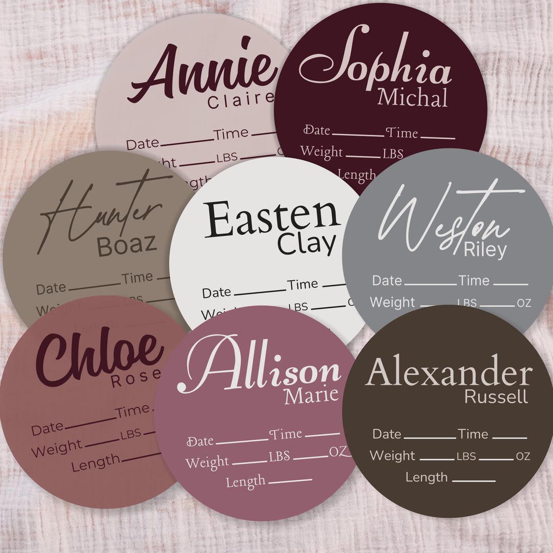 Elegant Birth Announcement Sign Custom Baby Girl Picture Prop for ...