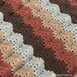 6-Day Viral Kid Blanket - Crochet Pattern & Graph by Betty McKnit