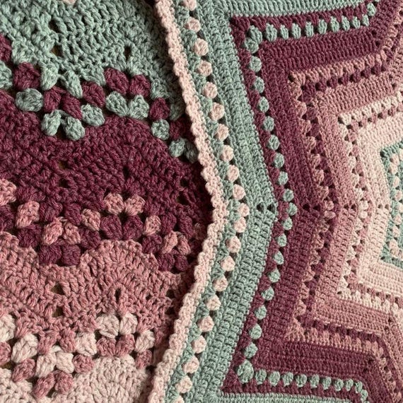 6 day Sweetheart and Sweetheart Star Blanket Pattern Bundle Etsy Canada