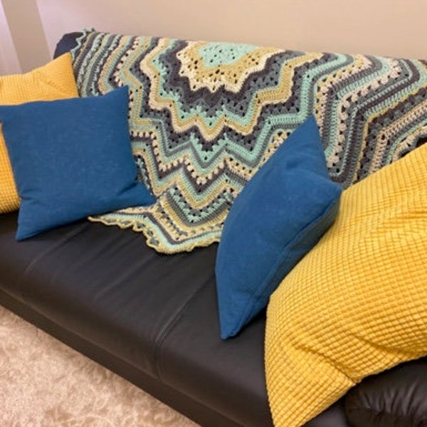 6-Day Superstar Blanket - Crochet Pattern by Betty McKnit