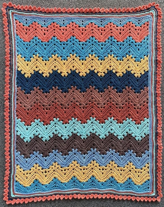 6 day Baby Blanket Crochet Pattern by Betty Mcknit Etsy Canada