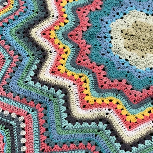 6day Star Blanket Crochet Pattern by Betty Mcknit Etsy