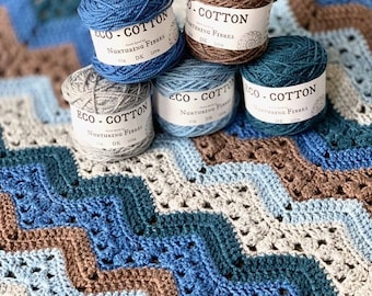 6-day Baby Boy Blanket Crochet Pattern by Betty Mcknit Canada