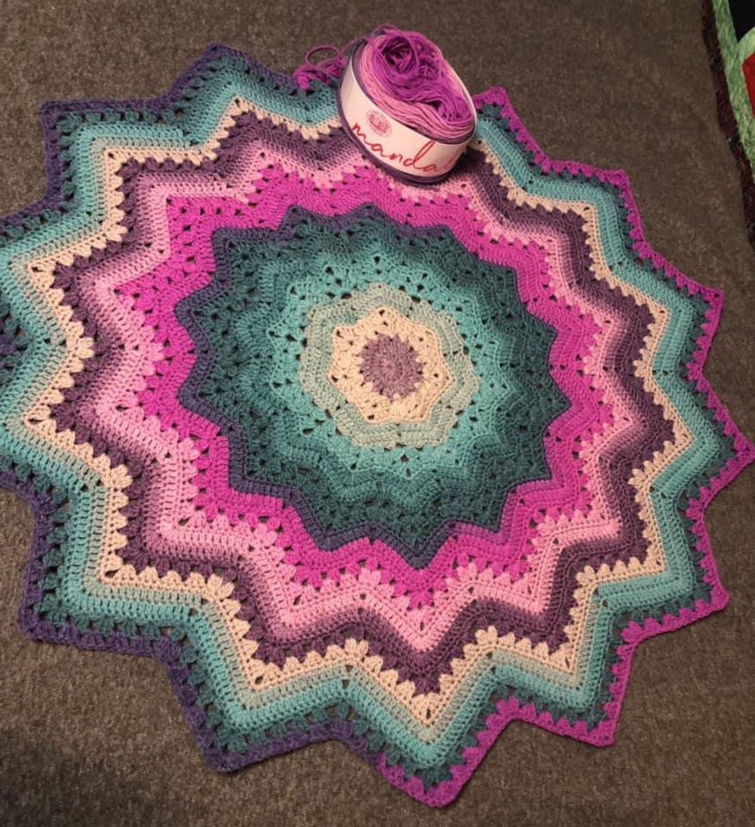ＲＨＹＴＨＭ Super Star 30 DAY 6-day Superstar Blanket - Crochet Pattern by Betty Mcknit - Etsy