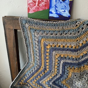 6-Day Star Blanket Crochet Pattern by Betty McKnit image 1