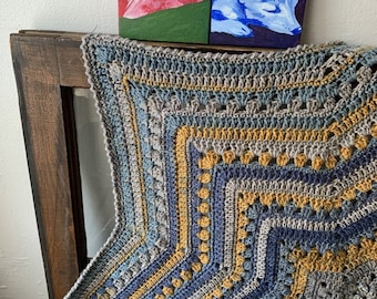 6-Day Star Blanket - Crochet Pattern by Betty McKnit
