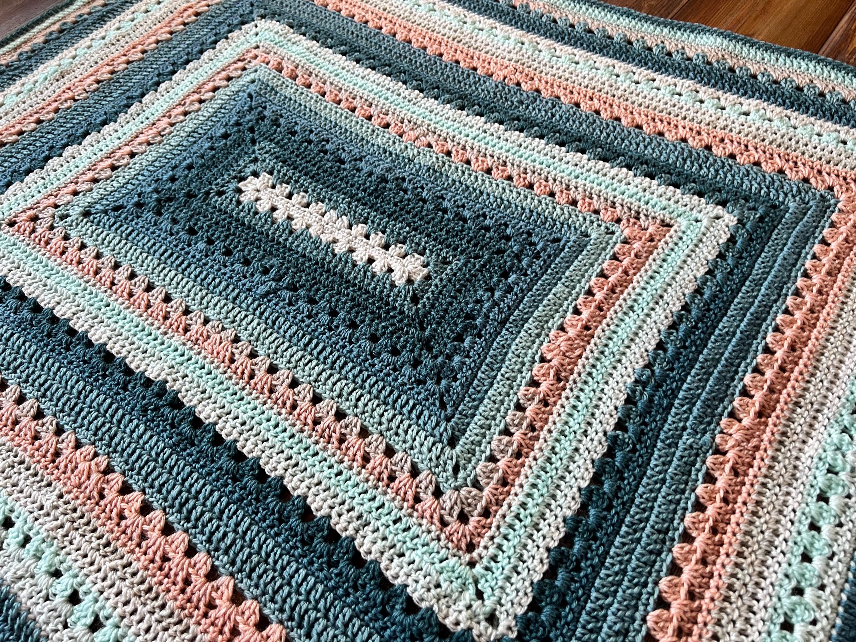 6-day Great Granddaddy Blanket Crochet Pattern by Betty Mcknit - Etsy
