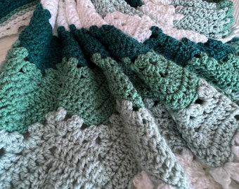 6-day Viral Blanket (full Size) W/graphs Crochet Pattern With
