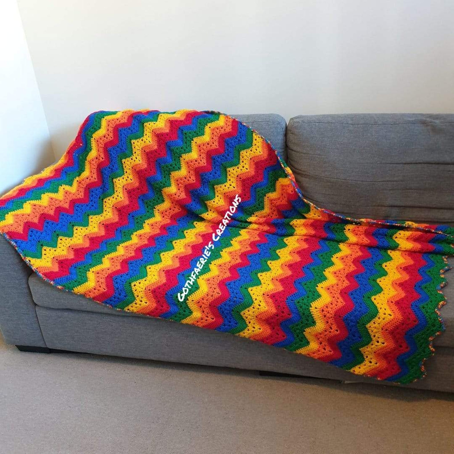 The 6day Kid Blanket A Crochet Pattern by Betty Mcknit Etsy UK