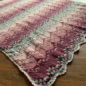 6-Day Sweetheart Blanket Crochet Pattern by Betty McKnit