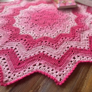6-Day Star, Superstar, and Supernova Blankets by Betty McKnit - Crochet Pattern Bundle