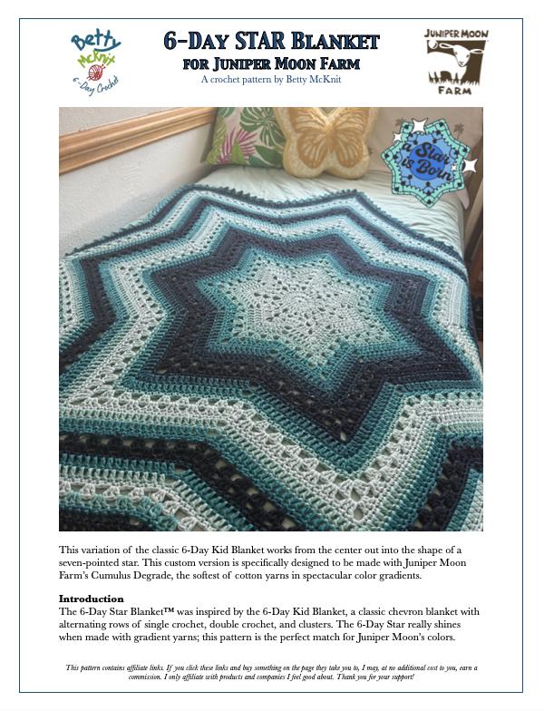 40 Fabulous Crochet Star Blankets and Patterns You Must Make 20 6-Day Star Blanket for Juniper Moon Farm