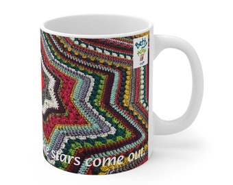 6-Day Star Blanket Crochet Ceramic Mugs (11oz\15oz\20oz)
