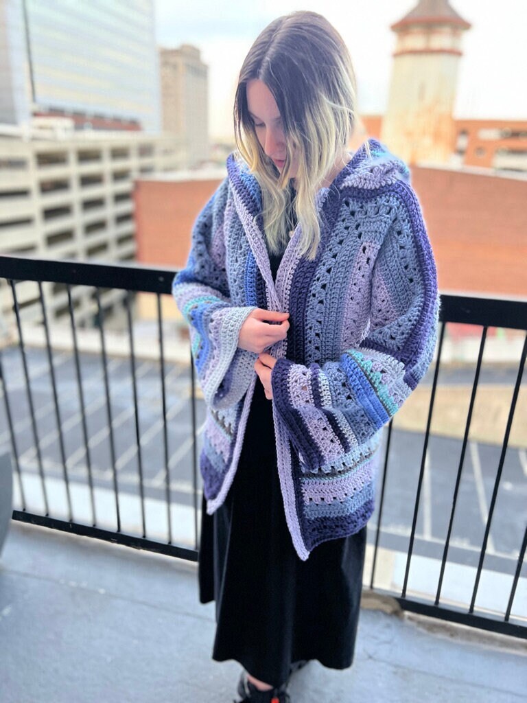 6-day Hexagon Cardigan Crochet Pattern by Betty Mcknit - Etsy