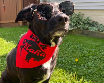 Buffalo Bills Dog Bandana (Bark Mafia)