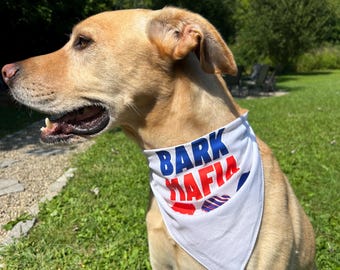 Buffalo Bills Dog Bandana (Bark Mafia)