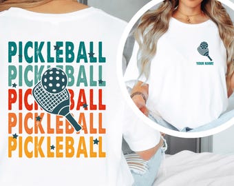 Custom Pickleball T-Shirt – Personalized Apparel Gift