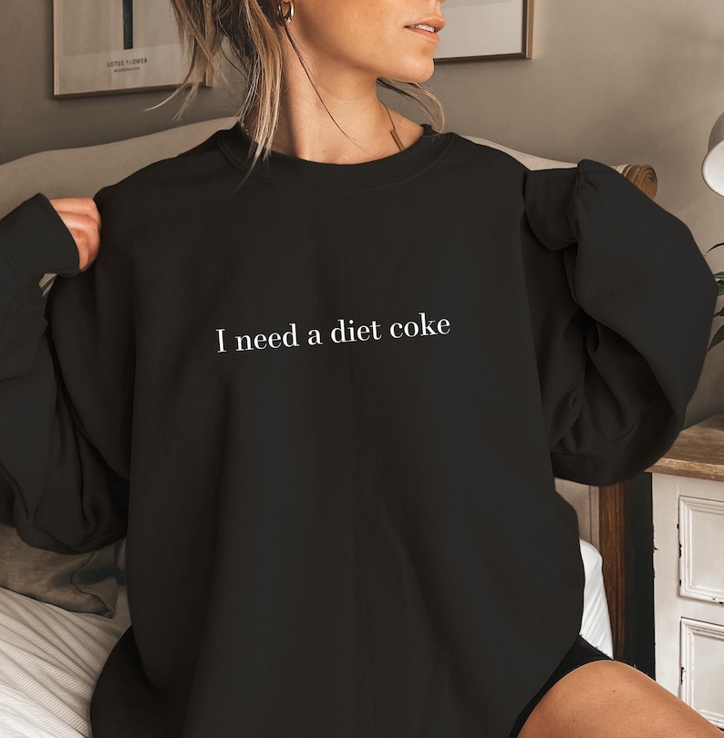 I Need a Diet Coke Shirt, Trendy Graphic Tee image 5