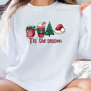 Tis The Season Sweatshirt, Christmas Tis The Season Sweatshirt, Merry Christmas Shirt, Christmas Sweatshirt, Cute Winter Shirt