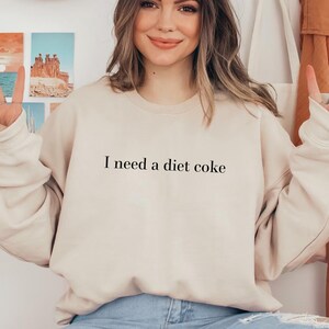 I Need a Diet Coke Shirt, Trendy Graphic Tee image 2