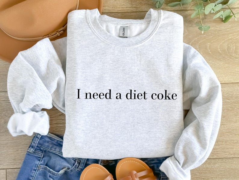 I Need a Diet Coke Shirt, Trendy Graphic Tee image 4